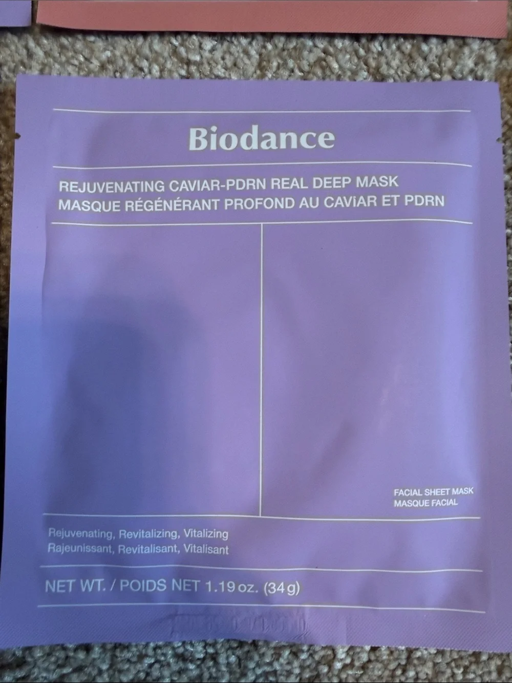 Biodance Rejuvenating Sheet Mask Duo - Pink & Purple Hydration Set